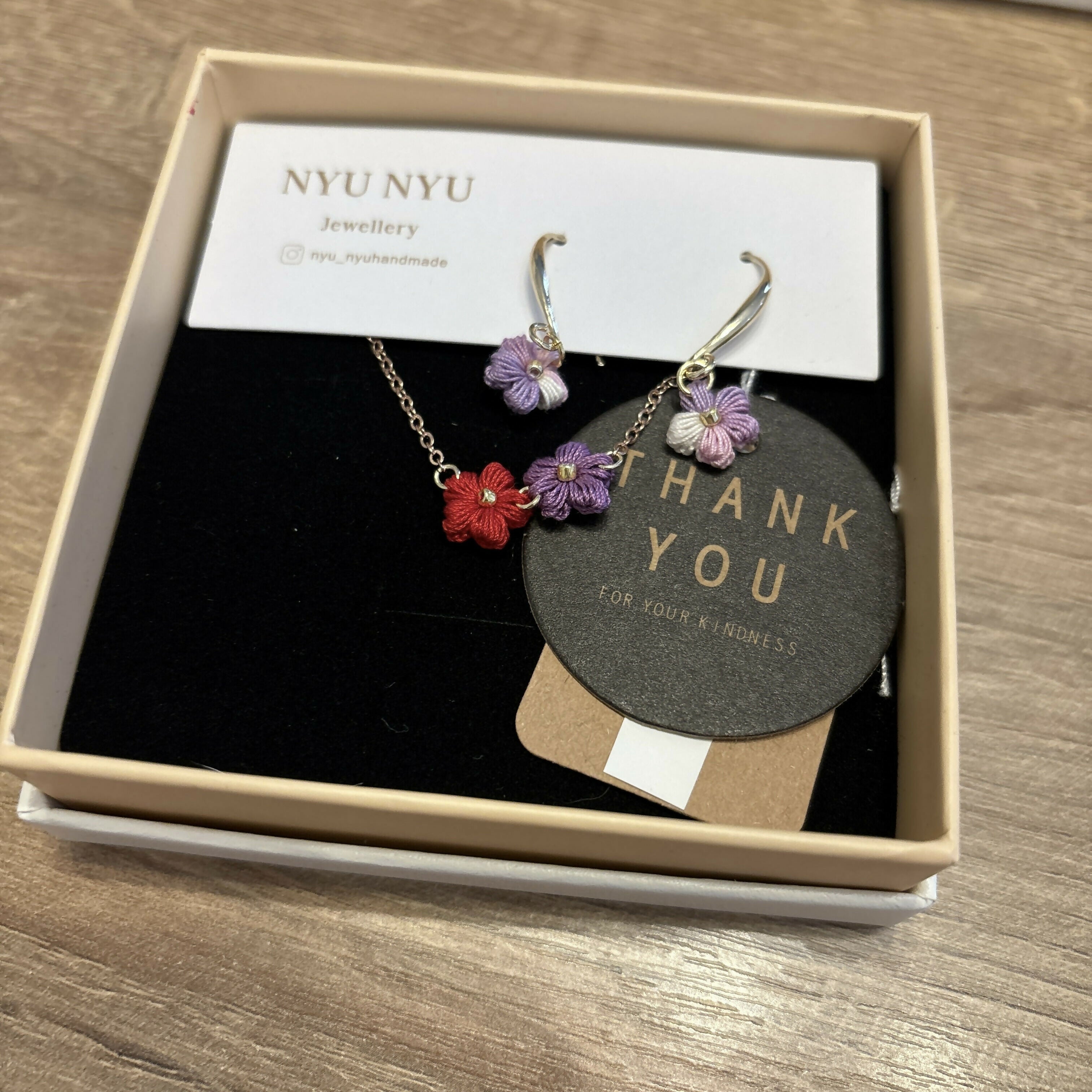 Micro Crochet Flower Jewellery Sets