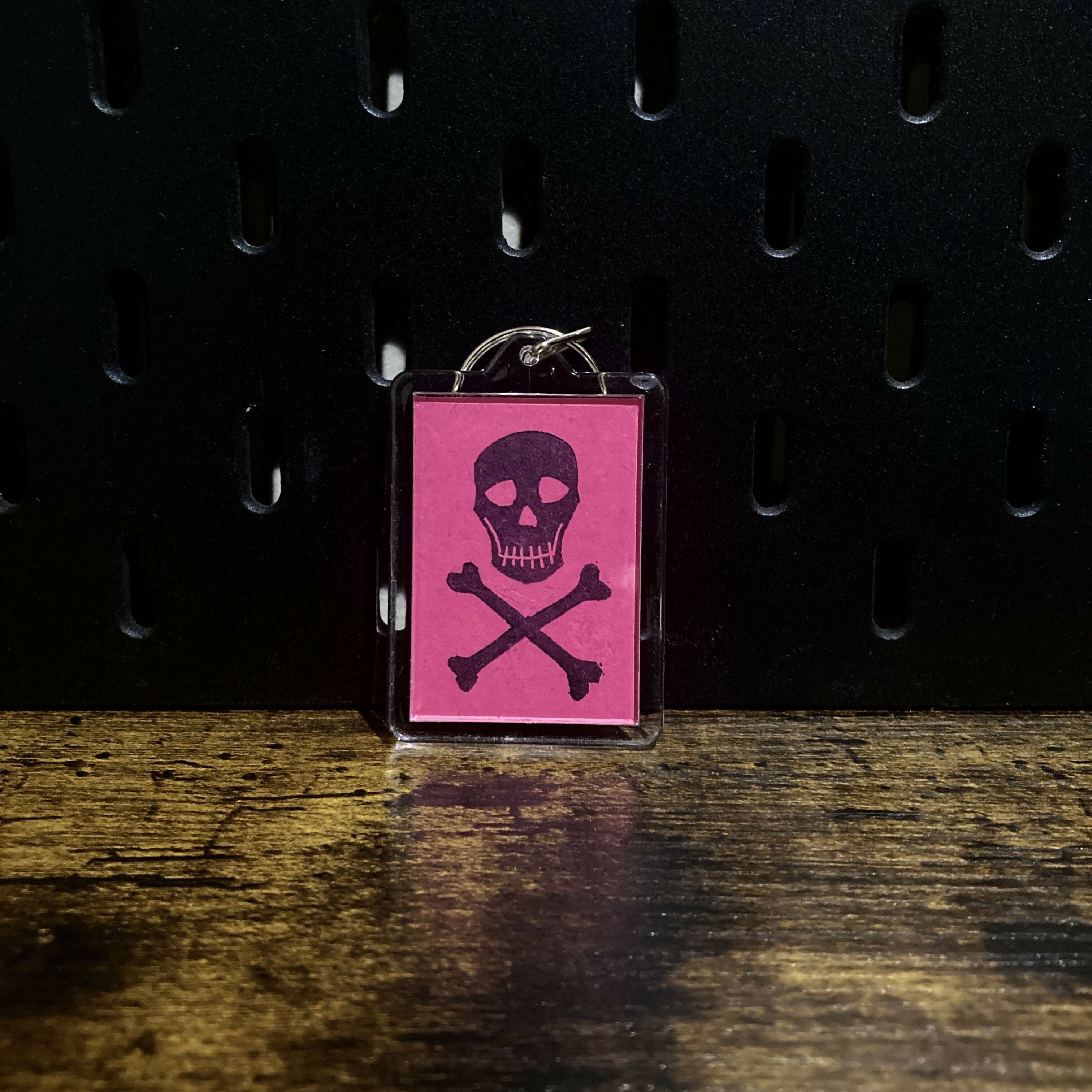 Keyring - Skull mini print