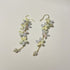 Micro Crochet Flowers Drop and Dangle Earrings
