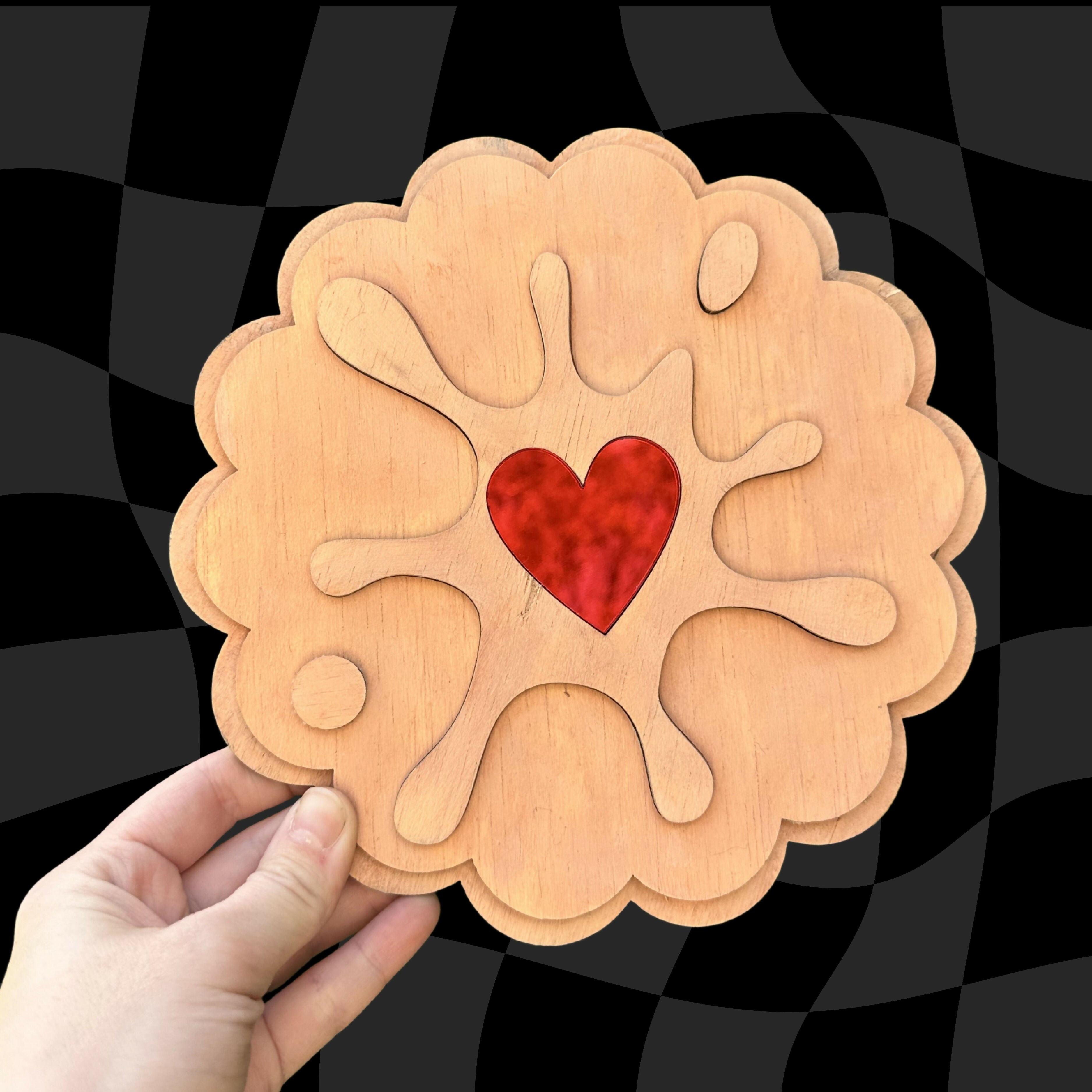 Jammie Biscuit Mirror Wall Art