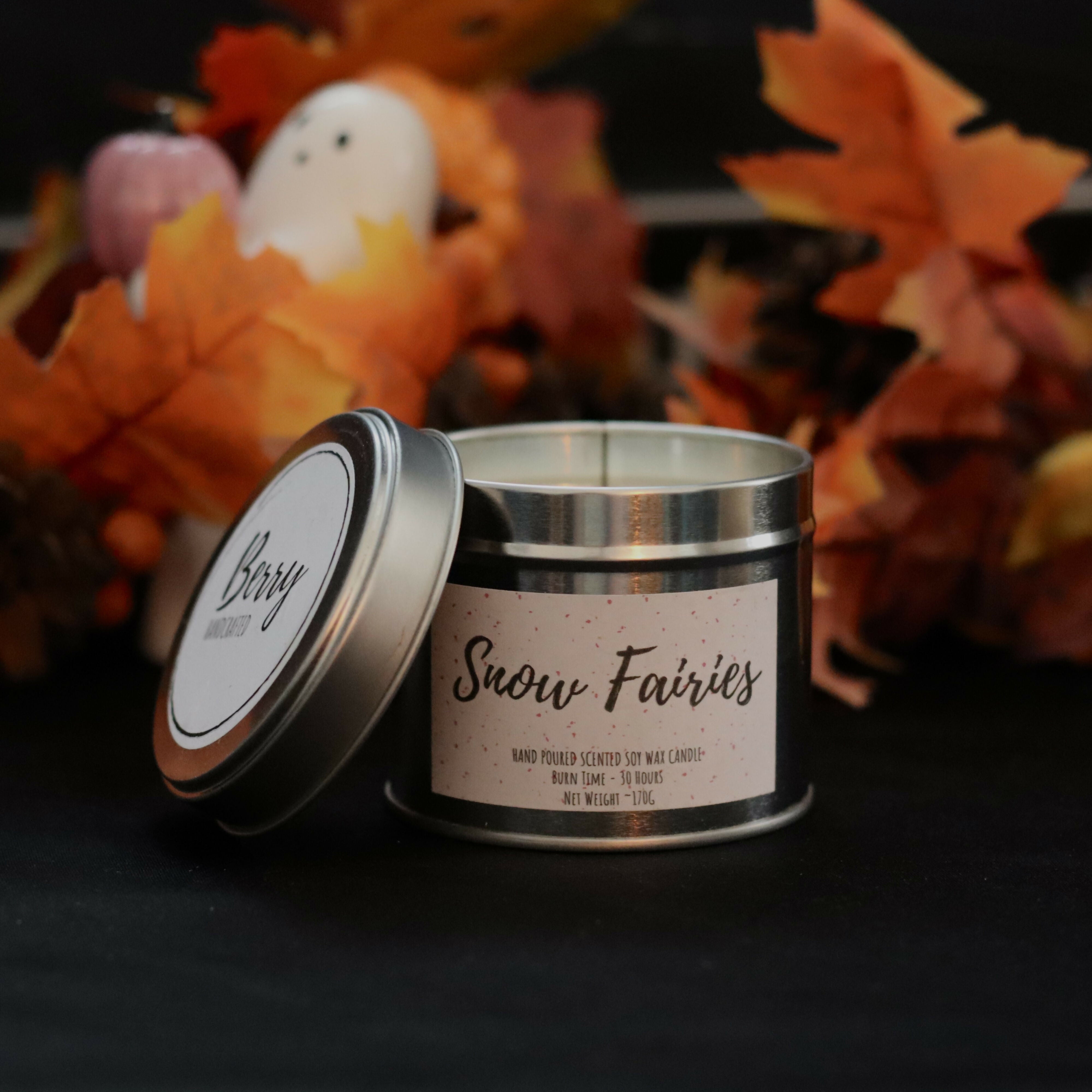 Hand Poured Soy Wax Candle - Snow Fairies