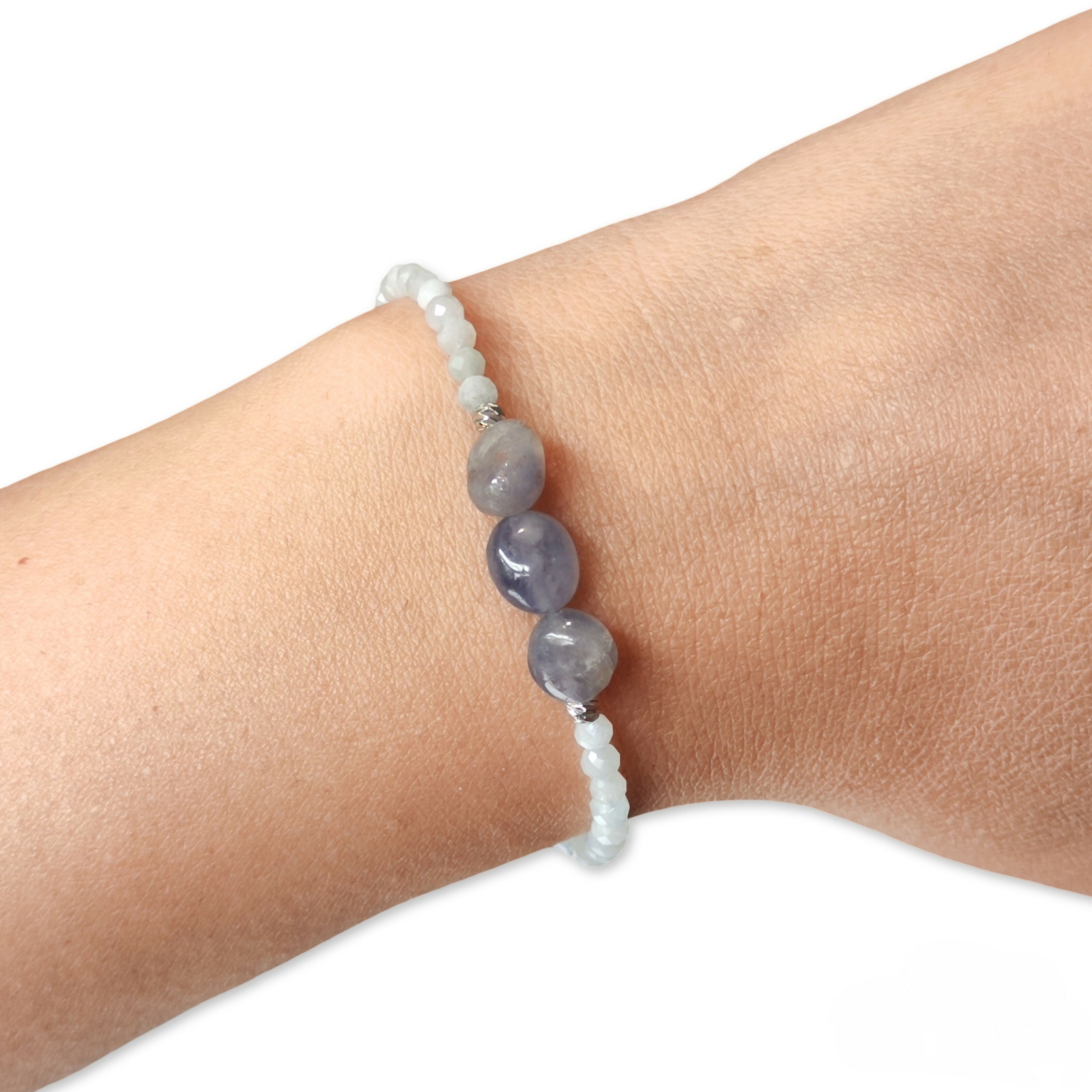 Designer Gemstone Bracelets - Handmade Jewellery - Semi-Precious Gemstones - Silver & Gold-Plated