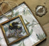Original Bee Painting 'Lavender Light' Glass Hanging