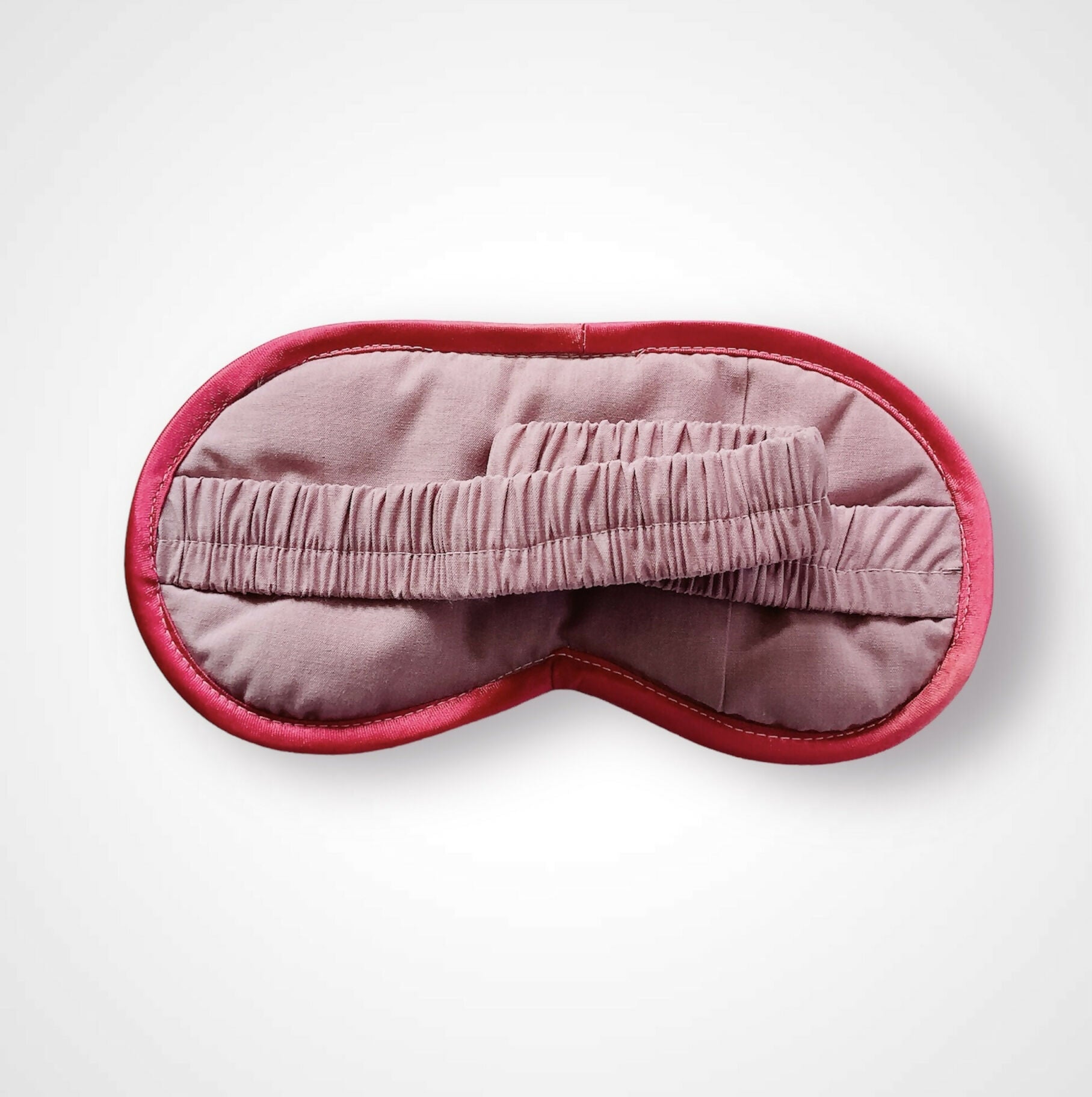 Dusty Pink Seahorses Velvet Lavender Eye Mask