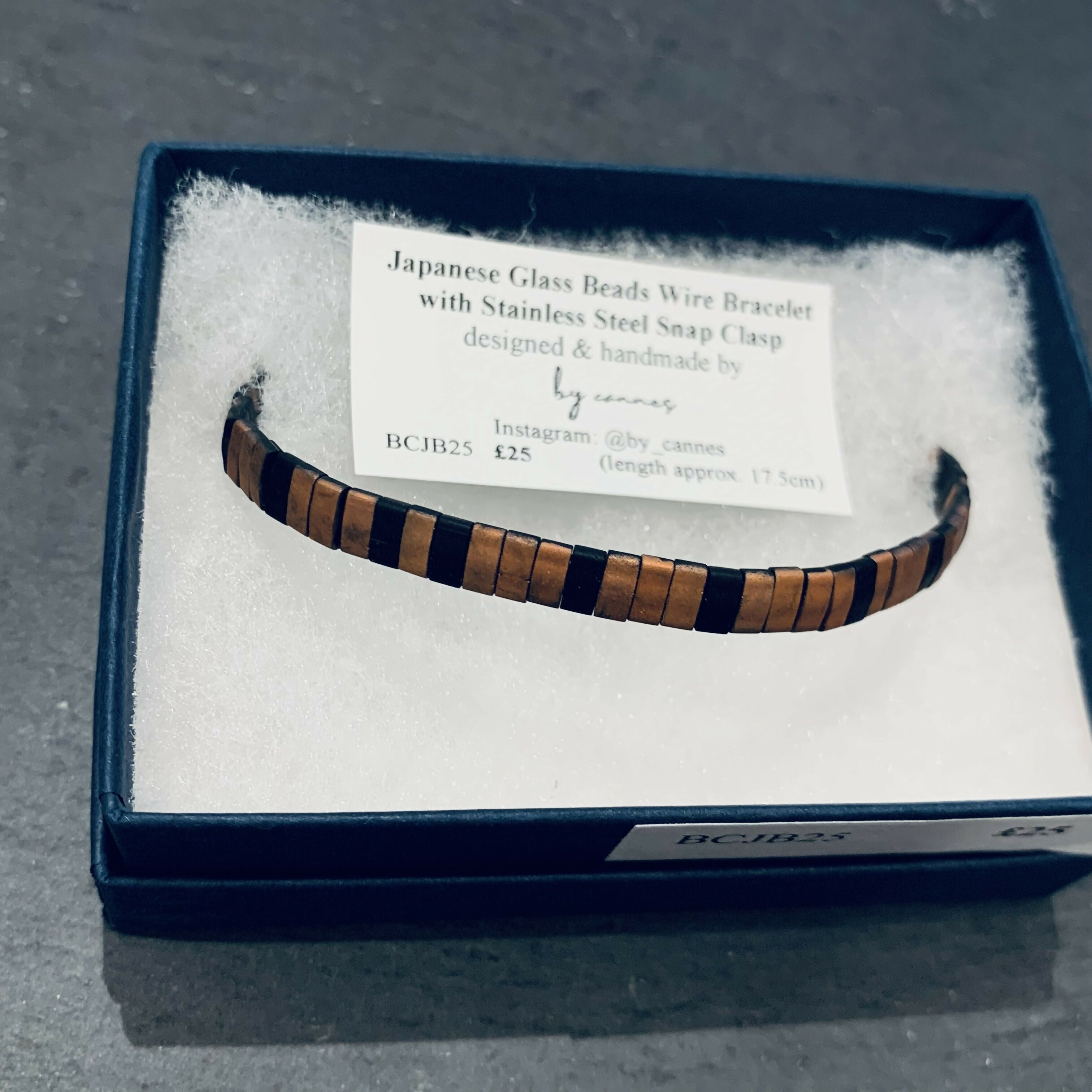 Japanese Tila Glass Bead Bracelet