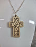Handmade and Engraved Cross Pendant