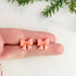 Pink Bow Stud Earrings