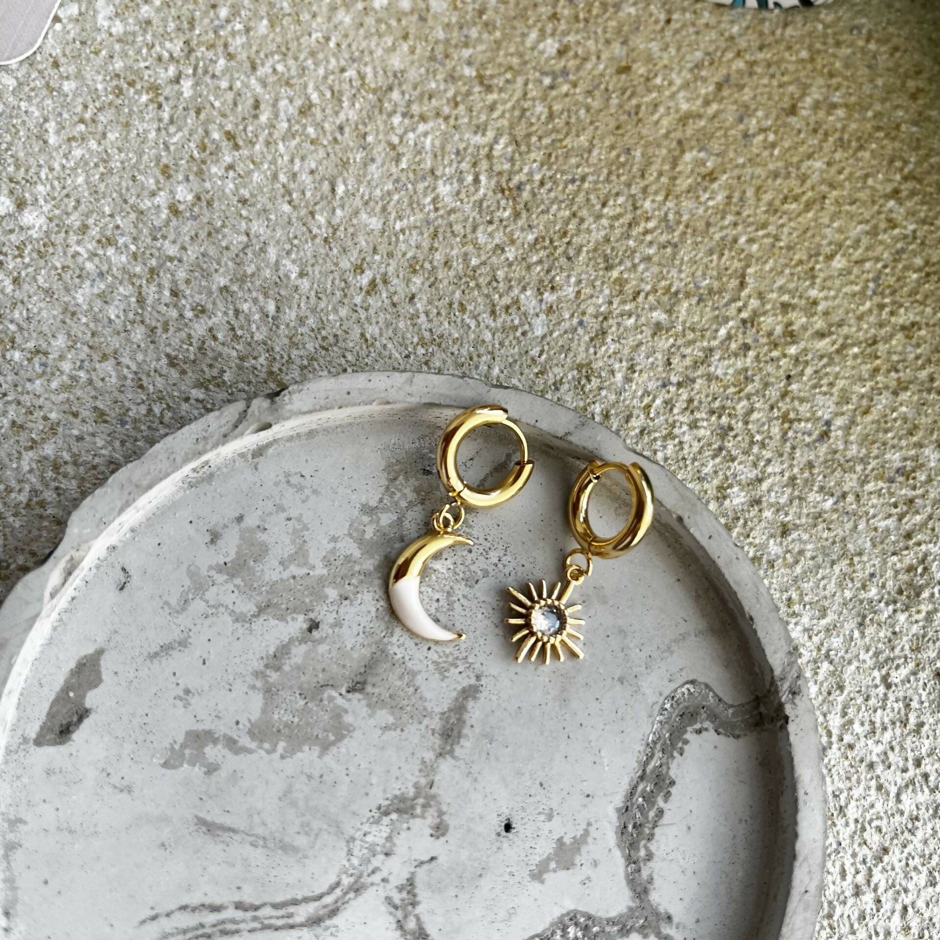 Mismatch Celestial Hoops