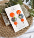 Funky Pattern Collection - Orange Droplet Polymer Clay Earrings