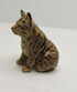 Ceramic Tabby cat sculpture