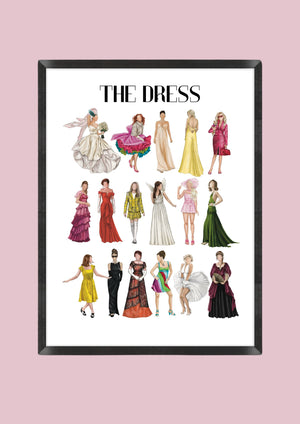 The Dress Illustration Print
