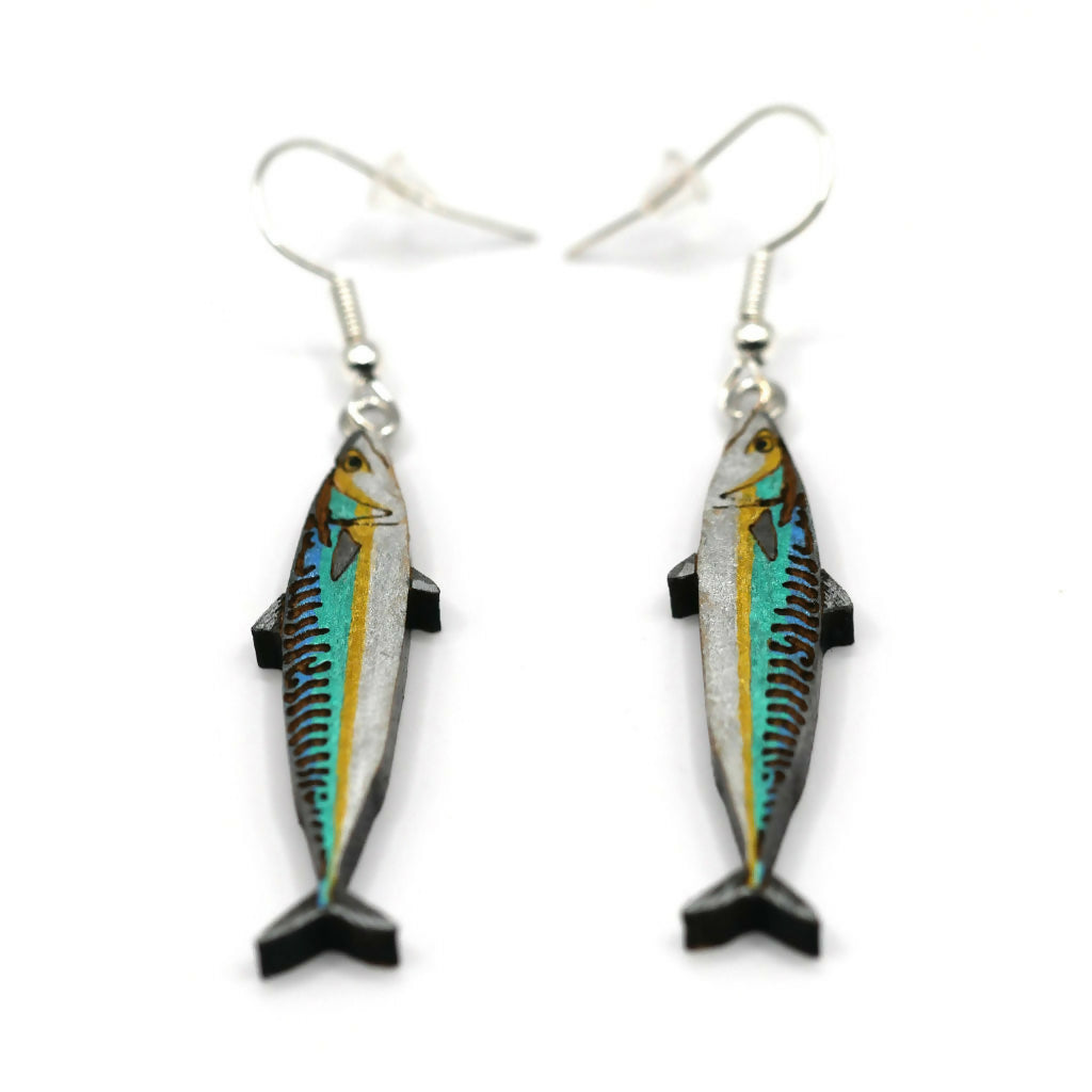 Mackerel Dangle Earrings