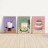 Cake Green Funny Art Print A4