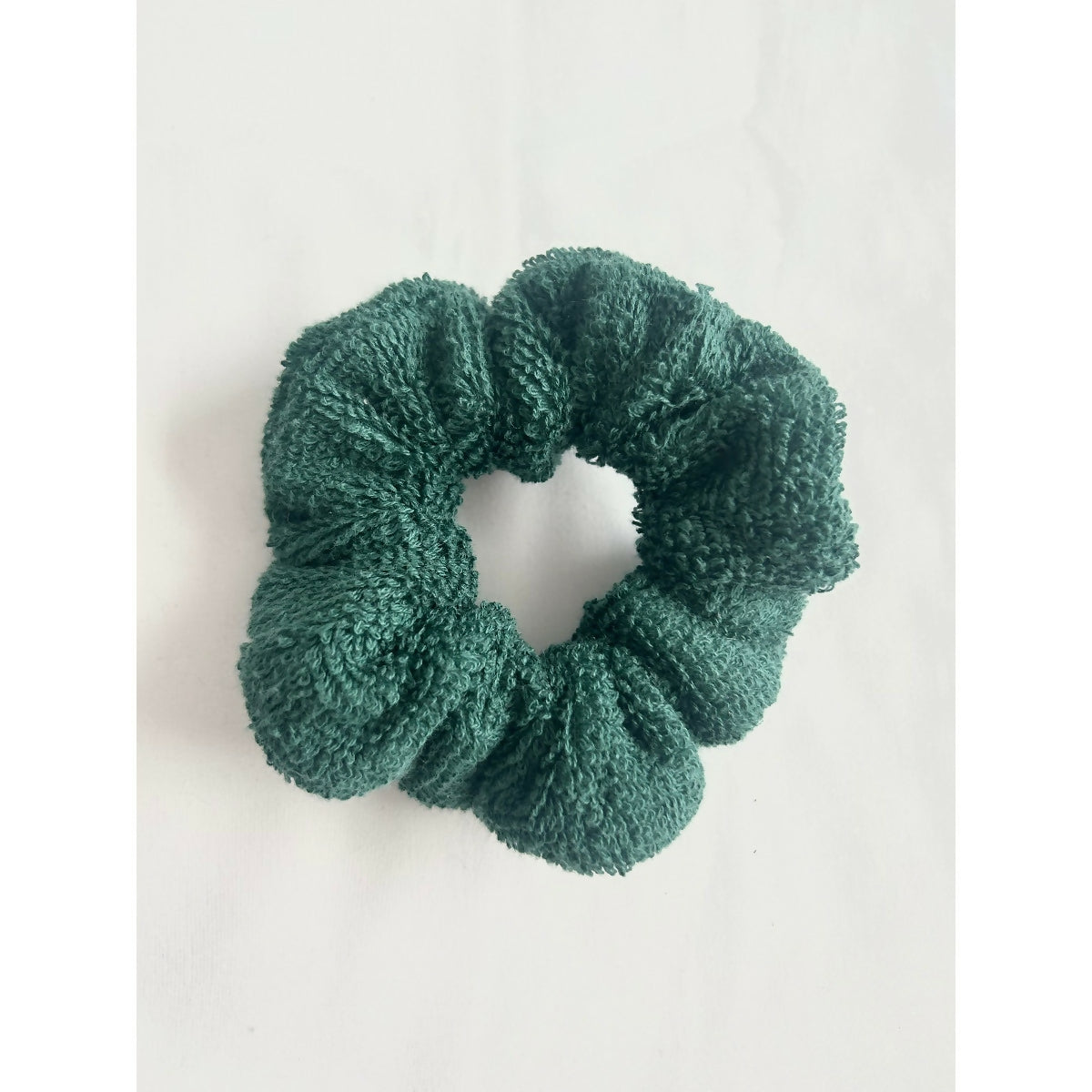 Forest Green Towel Scrunchie