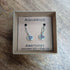 Aquarius Amethyst Zodiac Wire Wrapped Earrings