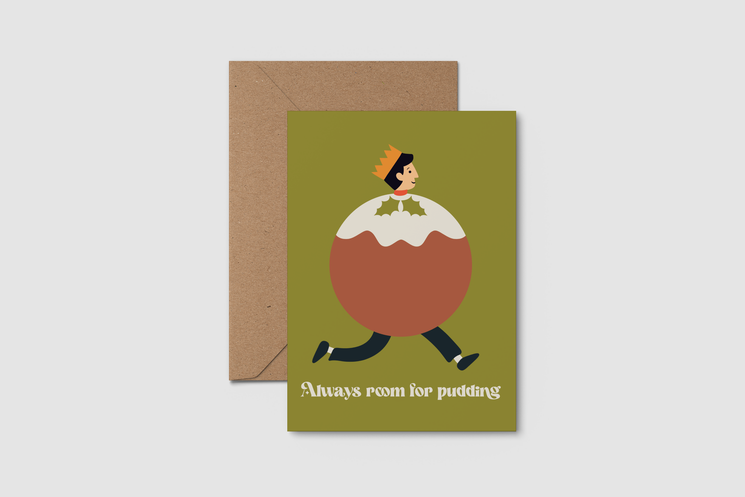 Always Room for Pudding Christmas Card