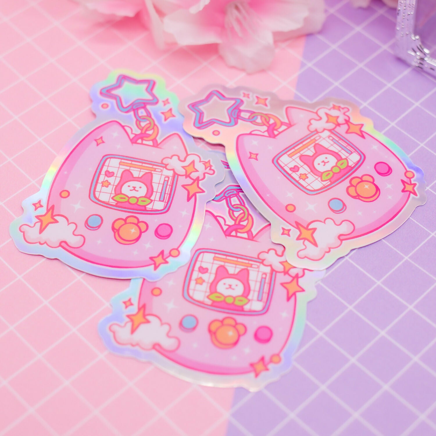 Holographic Sticker - CaTamago