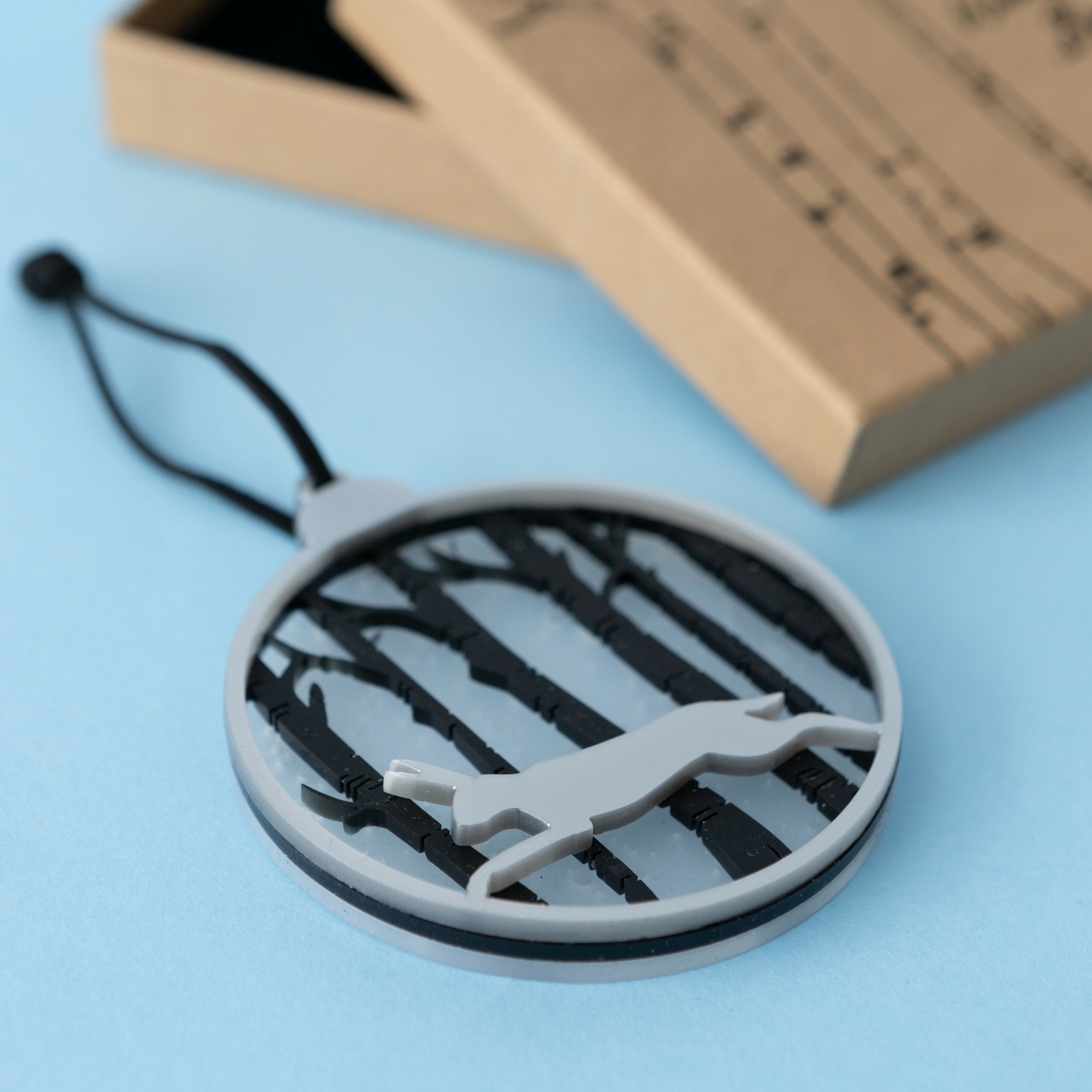 Hare Winter Woodland Bauble