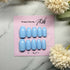 Reusable Blue Handmade Press On Nails