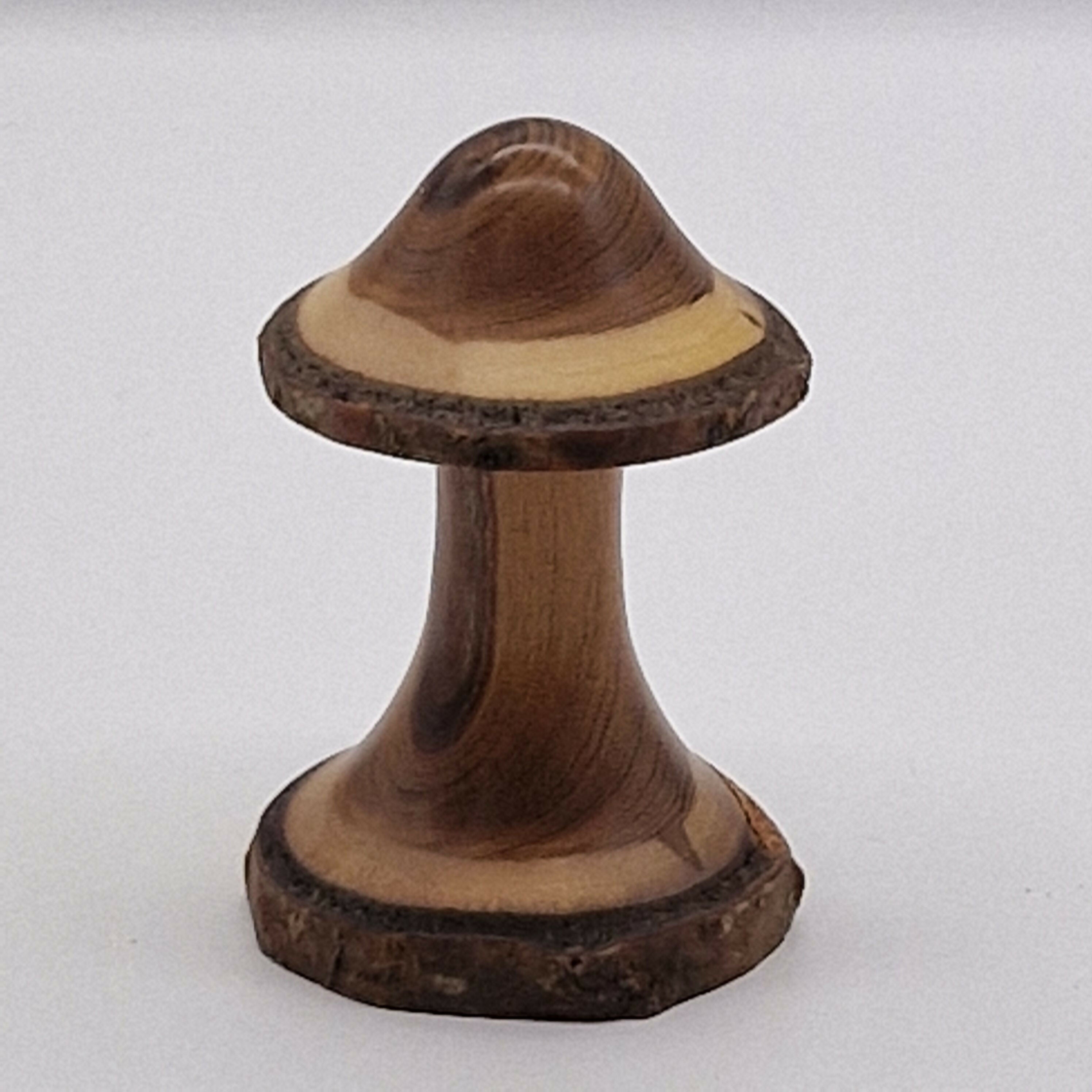 Hand Turned Mushroom made from Laburnum Wood
