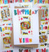 Birthday King Upcycled Birthday Card