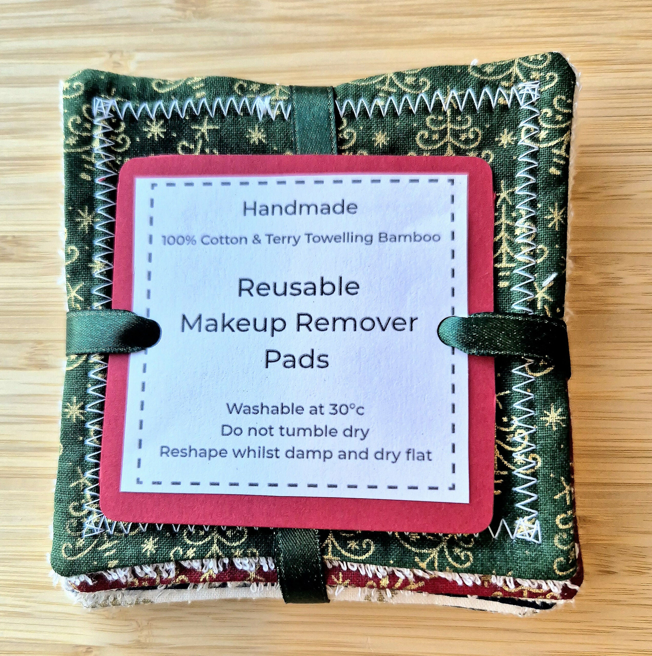 Reusable Makeup Remover Pads Festive Edition - Various Designs