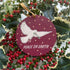 Wooden Christmas Decoration - 'Peace on Earth' Design