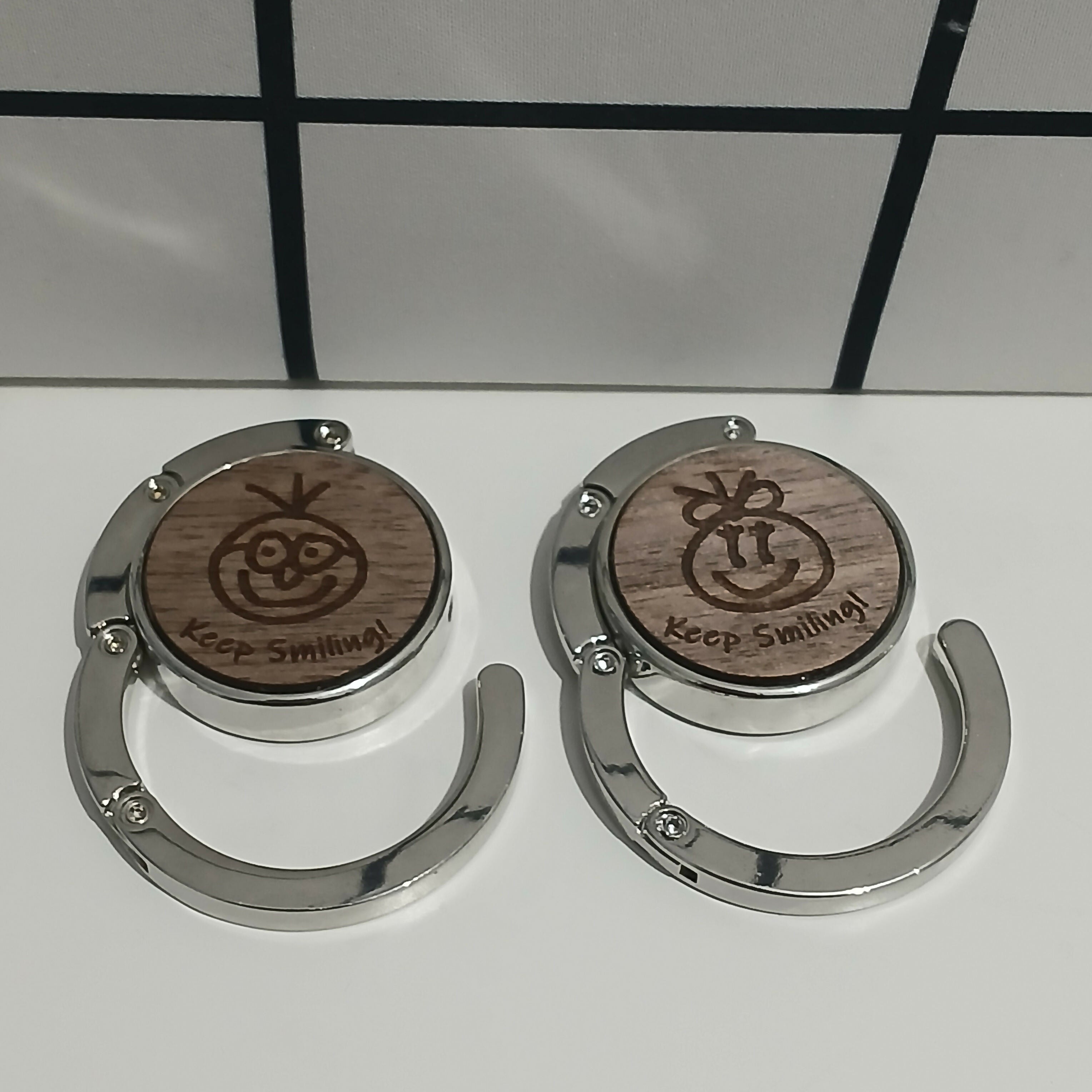 Keep Smiling Girl and Boy Bag Hanger Set