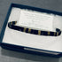 Japanese Tila Glass Bead Bracelet - Black & Gold