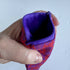 Glasses Case - Red and Purple Floral