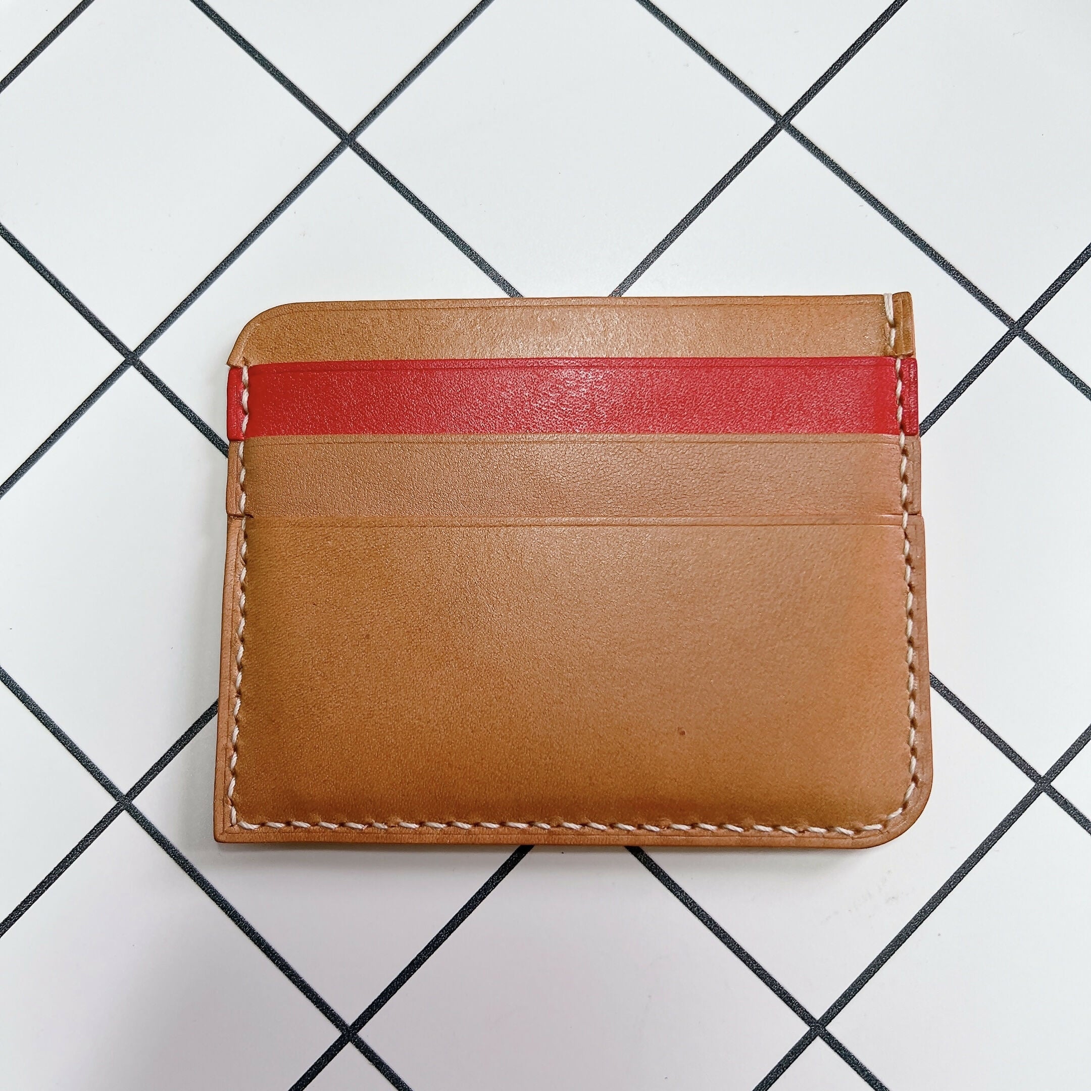 3 Slots Leather Card Holder