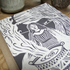GODDESS CERRIDWEN LINOCUT GREETING CARD