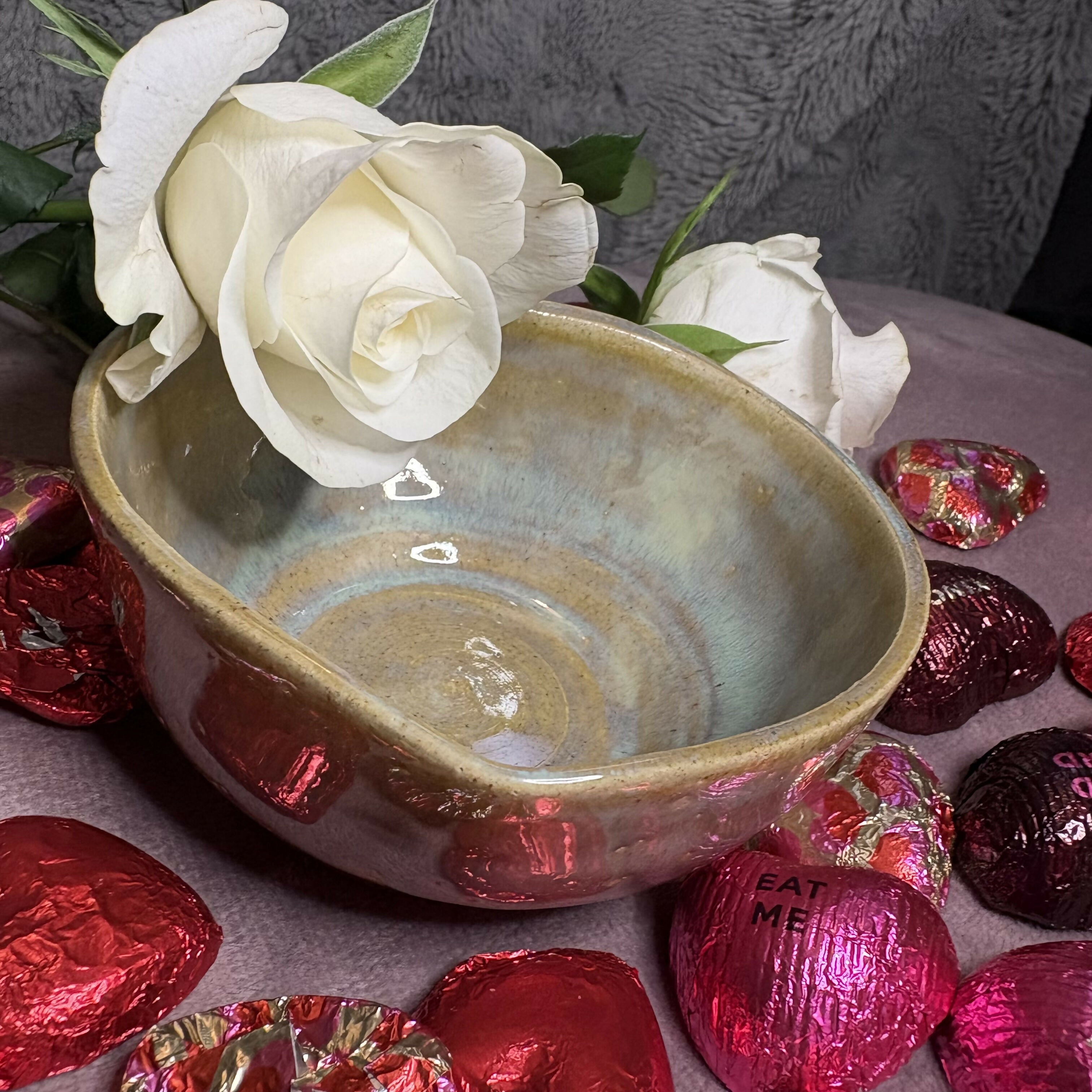 Taupe & Turquoise Bowl