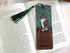 Tabby Cat Bookmark Vintage Trunks