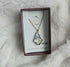 Stainless Steel Real Forget Me Not Flower Necklace