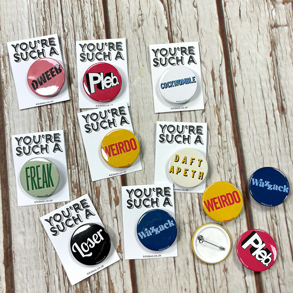 Quirky Insult Badges