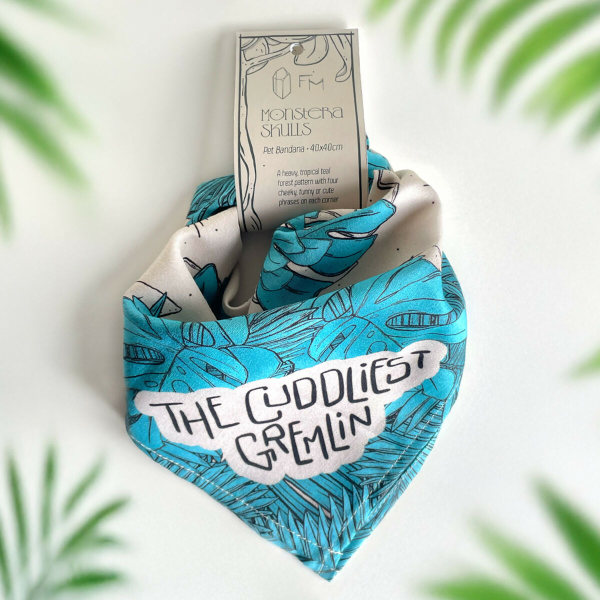 The Cuddliest Gremlin Pet Bandana