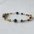 HEALING CRYSTAL & STERLING SILVER STRETCH BRACELET WITH AROMATHERAPY BEAD TO HELP WITH CONFIDENCE