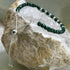 Handmade Sterling Silver Malachite Beaded Bracelet