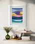 Storm Clouds Over The sea - Mounted Print