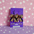 Acrylic Bow Hoop Earrings Bat
