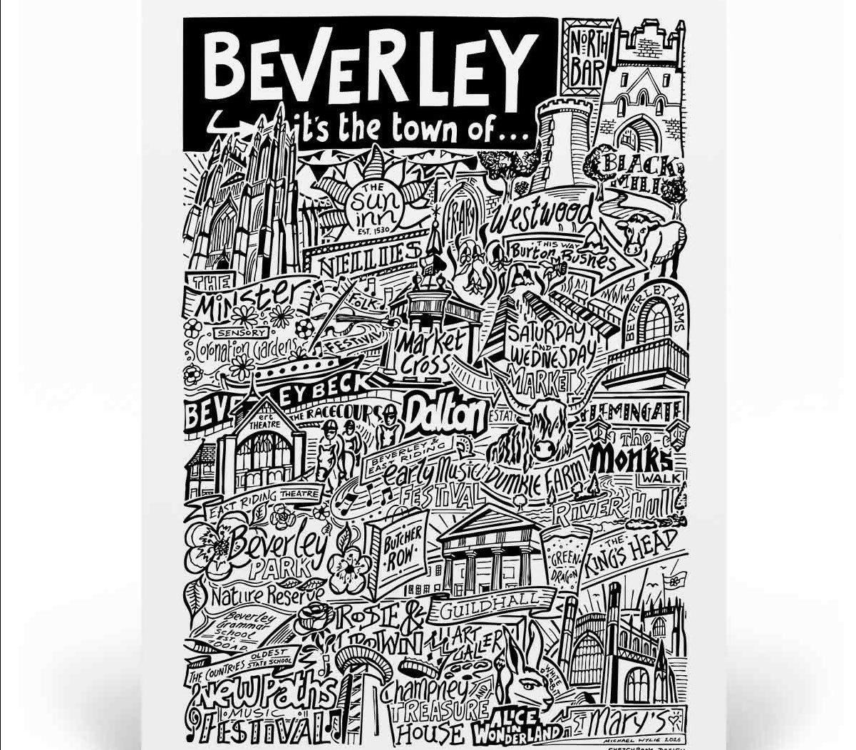 Beverley Landmarks Greeting Card