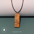Natural Grain Wood Pendant