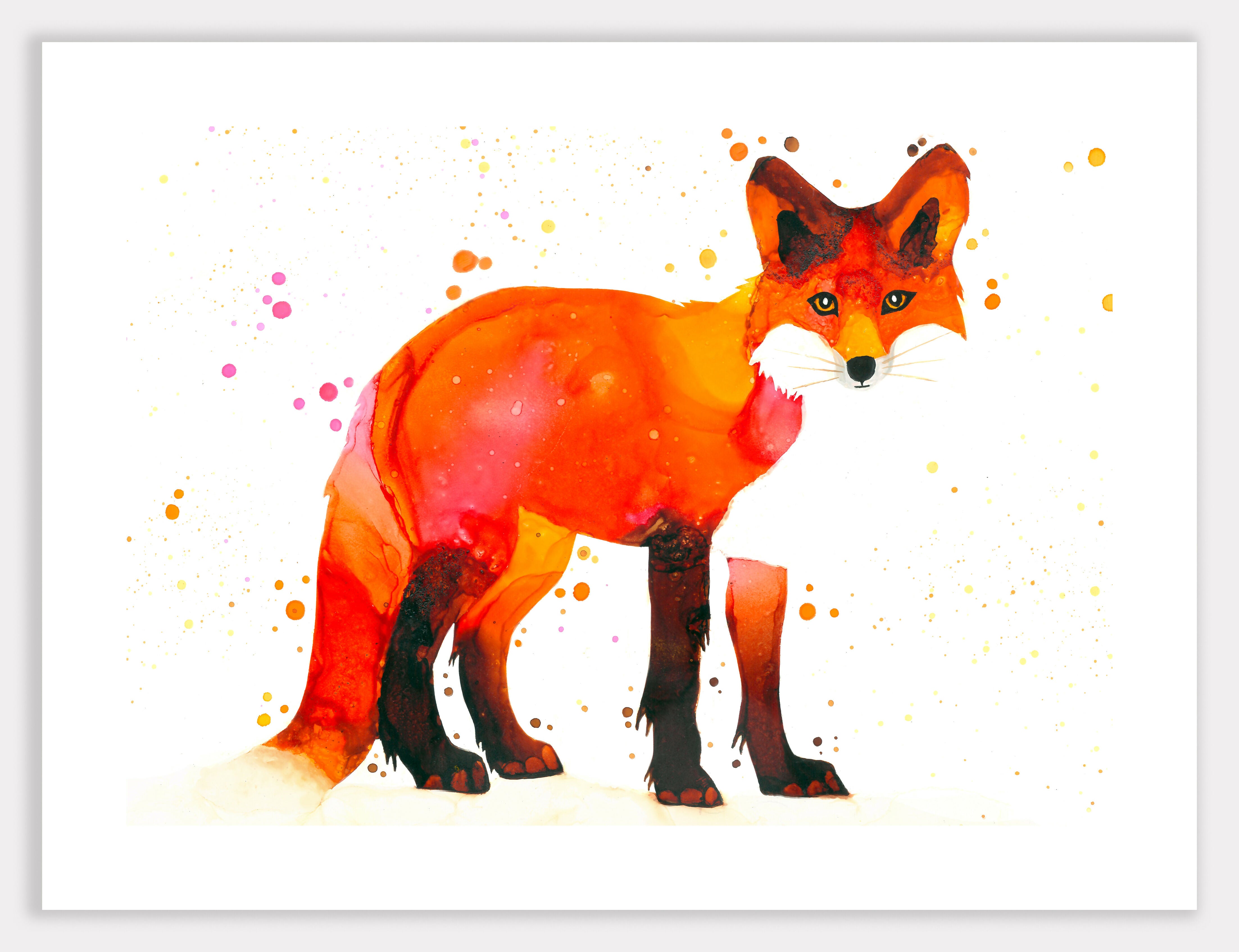 Fox Standing (Kit) Print