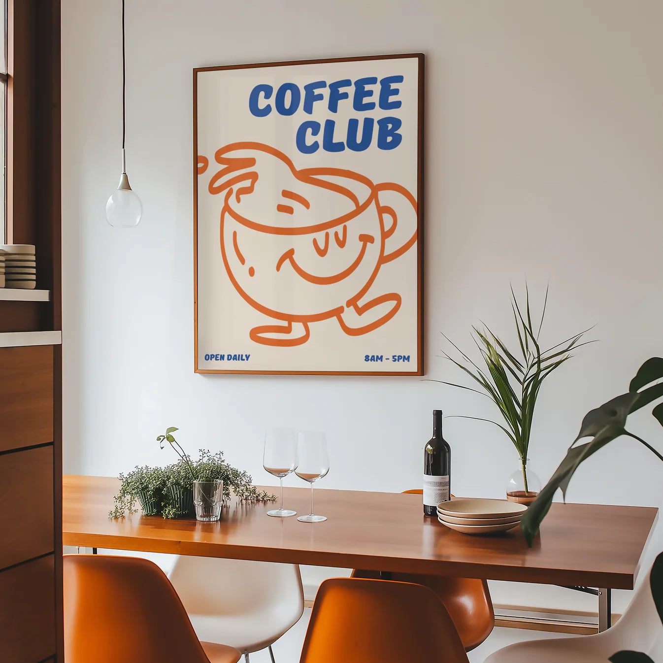 COFFEE CLUB WALL ART PRINT