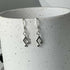 Sterling silver charm drop earrings available- various
