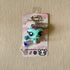 Little Owl Toy Figure Beaded Trinket Keychain