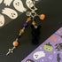 Baby Black Bunny Halloween Handmade Trinket Keychain