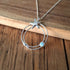 Handmade Seaside Circle Necklace With Opal