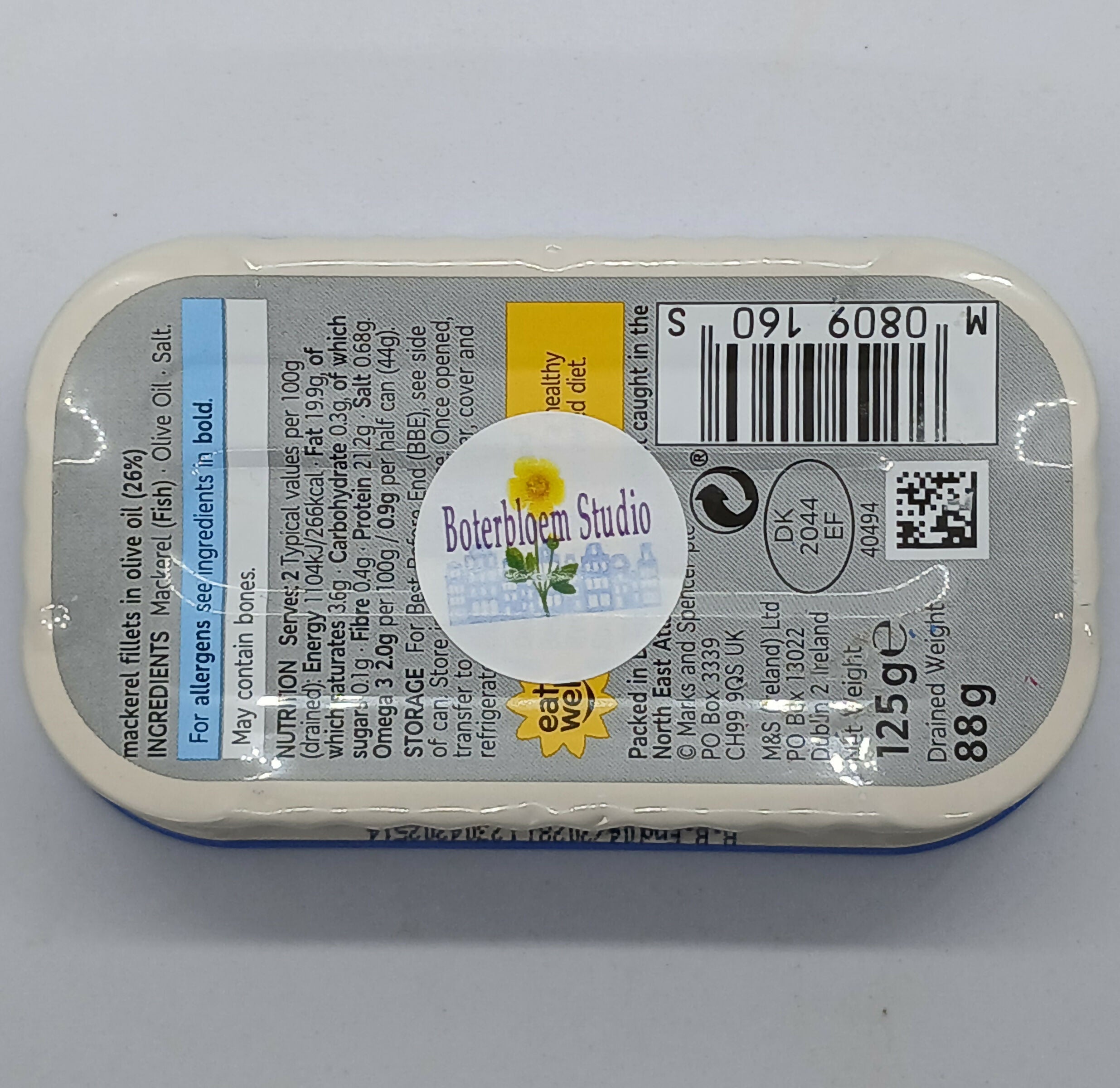 Clay Coastal Scene Diorama Tin